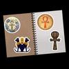 10 30 50Pcs Egyptian Pharaoh Stickers Waterproof Skateboard Motorcycle Guitar Luggage Laptop Bicycle Sticker Kids Toys