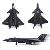 1/100 Scale J-20 Alloy Stealth Fighter Aircraft Airplane Model Simulation Metal Fighter Battle Plane Model Sound Light Kids Gift