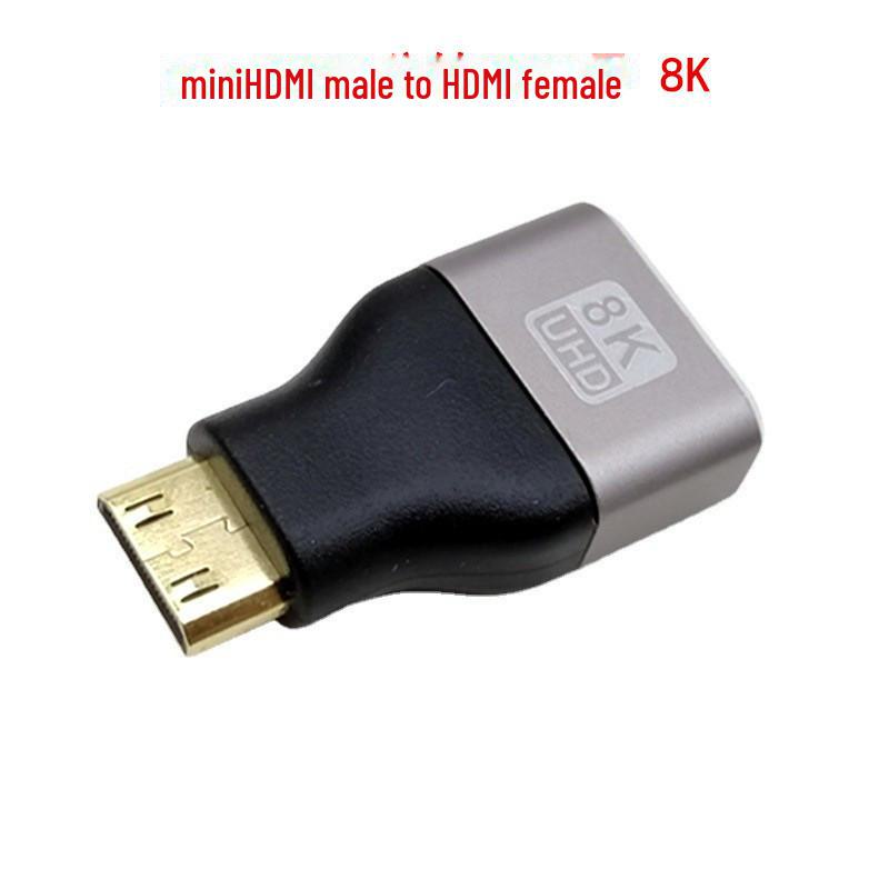 

Сквозной адаптер HDMI 2.1, алюминиевый сплав, угол 90°/270°, мини-микрофон, 8K 60 Гц.