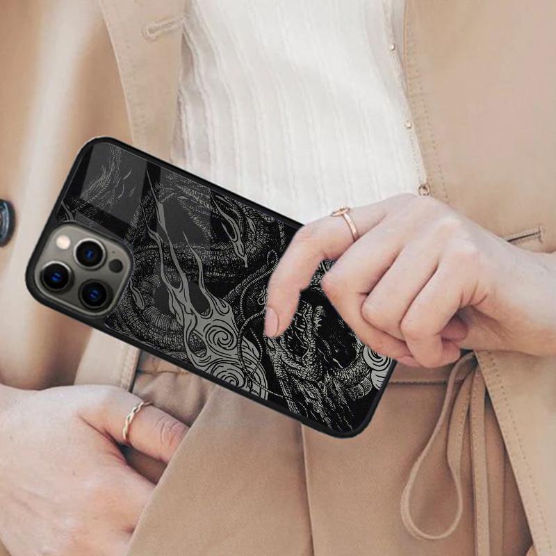 Manga Cool Dragon Magnetic Phone Case For APPLE iPhone 17 Air 16 14 13 12 Pro Max 15 Plus Wireless Charge With MagSafe Cover