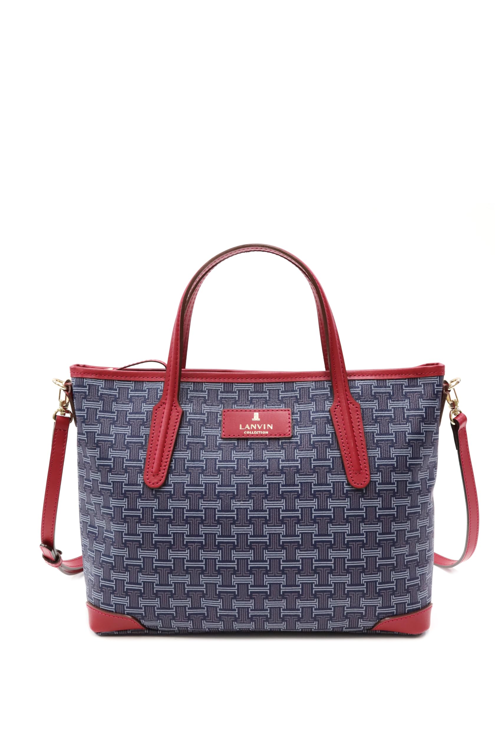 Handbag Feria Bag [Lanvin Collection] 2-Way 61-6314 Navy/Red