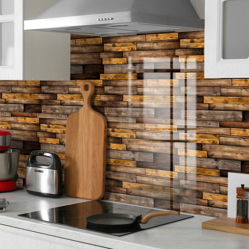 Küchenaufkleber Wasserdicht Und Ölfest 3D Simulation Kristall Spleißen Anti-Fliesen Wandaufkleber Renovierungsaufkleber Verschönerung Explosion