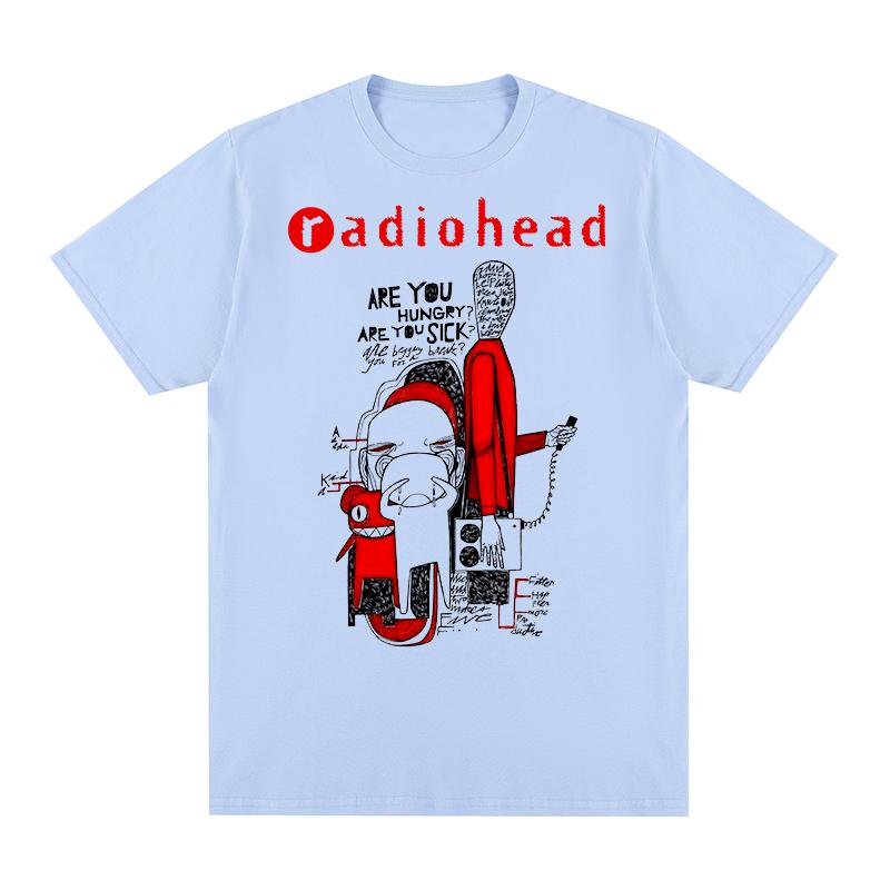 

Radiohead Vintage Tshirt The Bend Funny Retro Fashion Cotton Men T shirt New Tee Tshirt Womens Tops 4XL