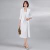 Women's Elegant Blazer & Slip Dress Two-Piece Set
