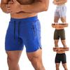 Heren joggingbroek met ritszakken, fitness, sportshorts, heren zomer hardloopbroek, korte broek, heren jogger, mesh workout, strandsport, korte broek