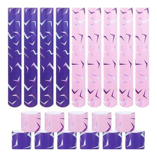 

20 шт. K-POP Дьявольская тематика Браслеты-хлопушки Удобно прилегающие Наборы браслетов ПВХ Ремешок для запястья Многоразовый для фанатов K-Pop Подарки для вечеринок Подарки на день рождения Аксессуары 20PCS