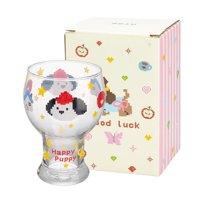 Modern Housewife Decorative Glass Drinking Mug
