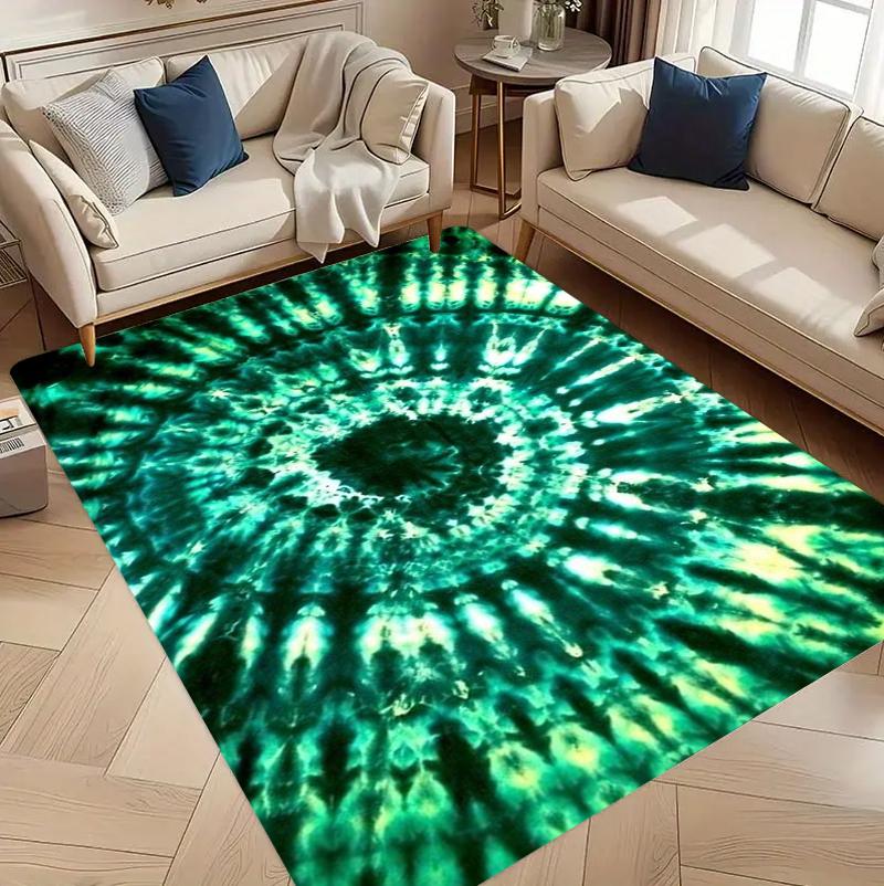 Tie Dye Gradient Living Room Rug Carpet Home Decoration Non Slip Floor Mat Large Area Rug Nordic Style Modern Style