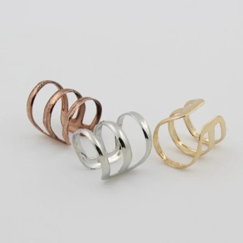 1pc Simple Fashion Accessories Creative Gifts Dreadlock Beads Dread Hair Braid Cuff Tube Clip Adjustable Hair Rings Set Decor
