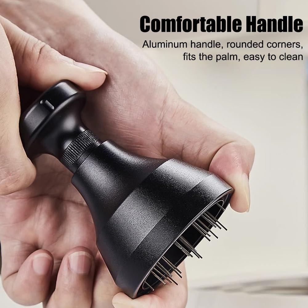 Detachable Design Espresso Distribution Tool Adjustable Needle Coffee Tamper Coffee Powder