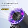Cross-Border 2025 Handheld USB Fan: High-Speed, 100-Speed Stepless, Digital Display, Powerful Small Wind Cannon