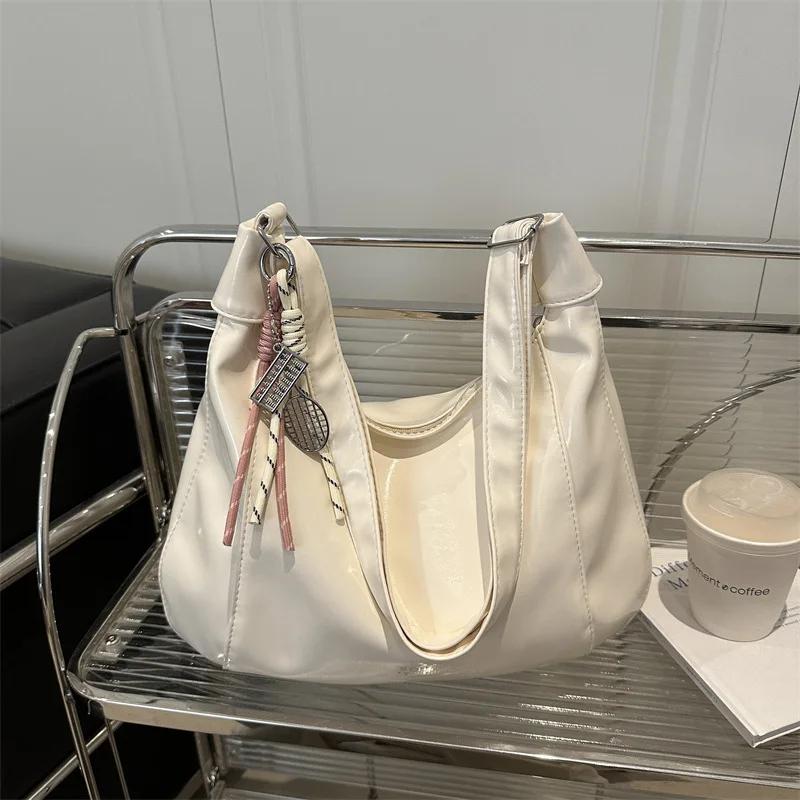 Freizeit Pendler Große Kapazität Tasche für Damen, Neue Modische und Vielseitige Einzel Schulter Crossbody Lose Tote Bags