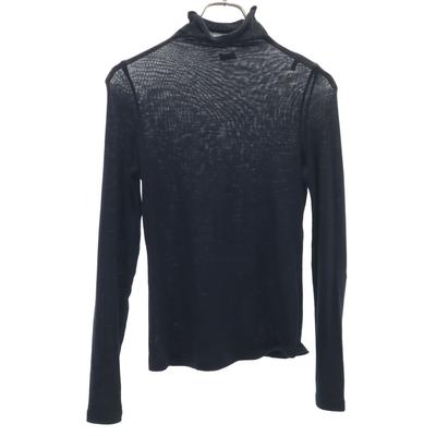 Made In Italy Long Sleeve High Neck Knit S Black Women Used