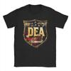 Usa Logo Dea Federals Interdiction Agency Unisex Unisex T Shirts Vintage Tees Short Sleeve O Neck Tshirt Cotton Plus Size Tops