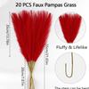 Nordic Bohemian Pampas Grass: 55cm Artificial Cattail & Preserved Flowers