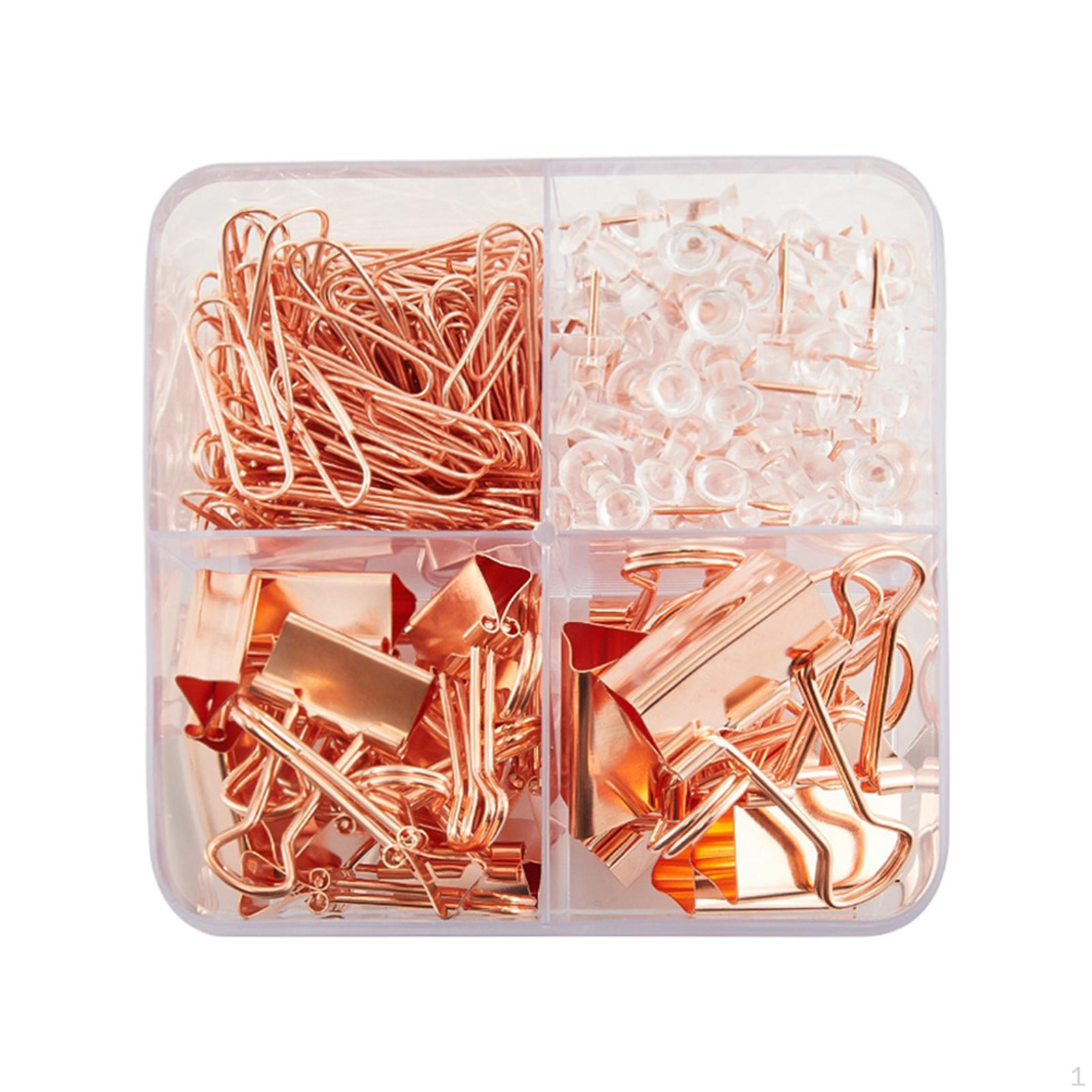 

Скрепки для бумаг, канцелярские кнопки, офисный подарок, набор расходных материалов премиум-класса, зажимы для