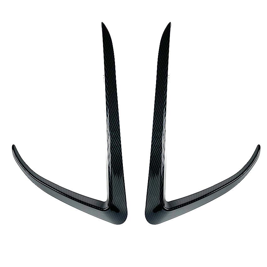 

For Tesla Model X 2015 2016 2017 2018 2029 2020 Front Bumper Splitter Fog Lamp Grill Spoiler Cover Air Vent Wind Knife Body Kits
