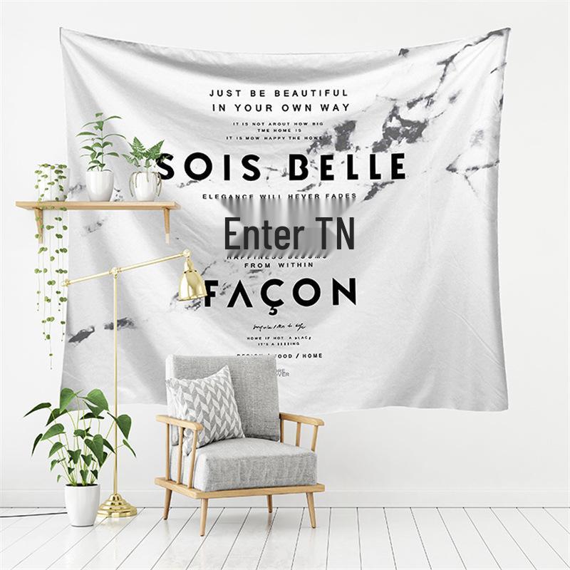 New Forest European-American Landscape TV Background Wall Tapestry - Polyester Decorative Hanging Cloth