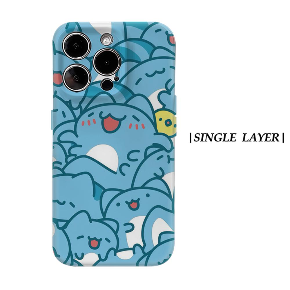 

Blue BlobFor Magnetic Phone Case for IPhone 17 16 15 14 13 Pro Max Plus Single Double-layer Tough Case IPHONE17PROMAX