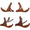 X-Type Wooden Guitar Stand, Thick Plywood with Soft Leather Edges, for Acoustic, Classical, and Bass Guitars