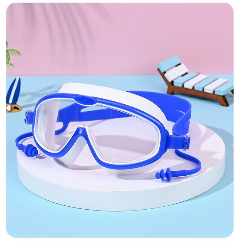 Kids' Swim Goggles with Integrated Earplugs