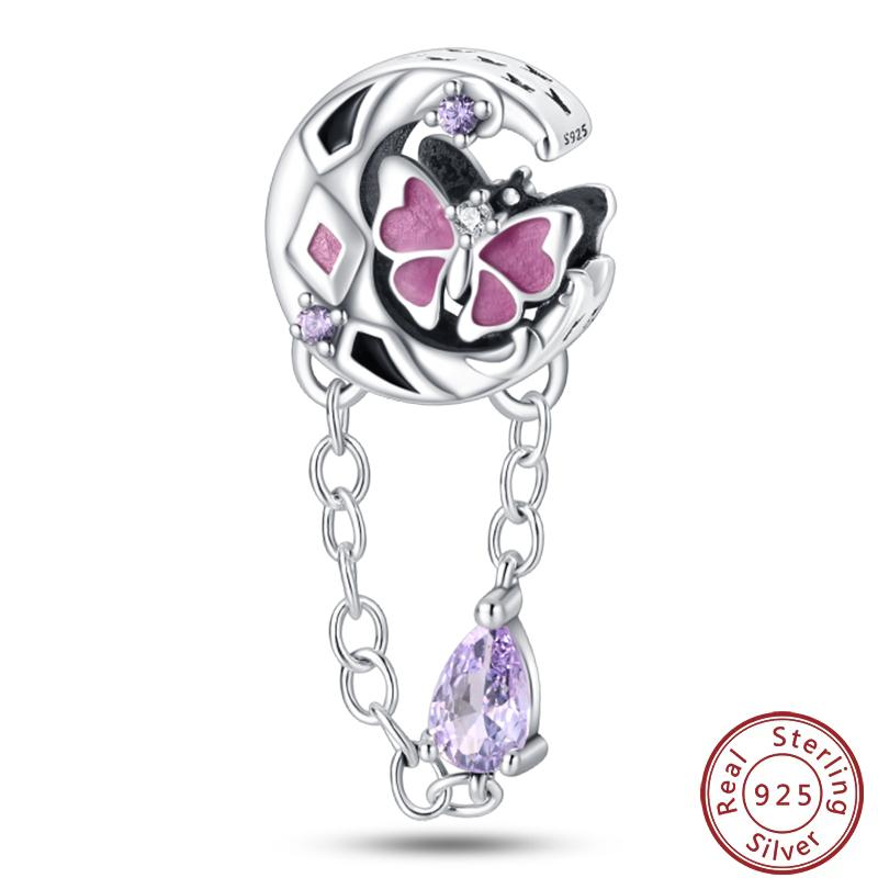 100% Copper Crescent Circular Dreamcatcher Net Lucky Blessing Series Charms Beads 3Mm Diy Fine Jewelry Making