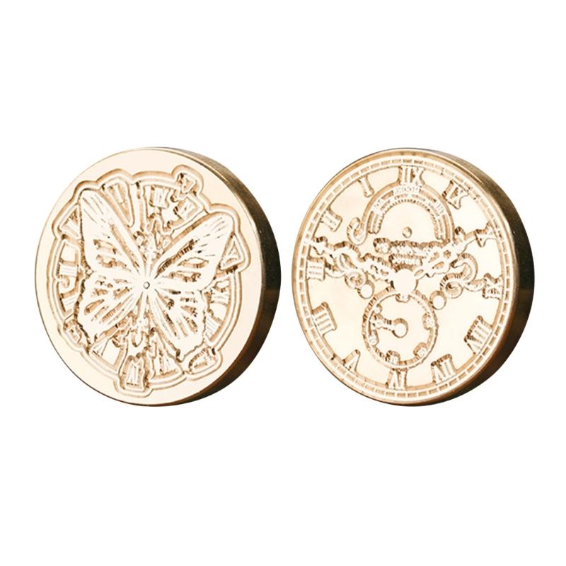 Time Theme Wax Seal Stamp Head for Sealing Wedding Invitations Appreciation Card Envelope Party Invitation