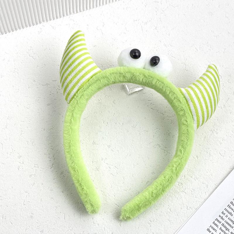 Headbands Style Cute Big Eyed Pointed Horned Monster Womens Hair Accessories
