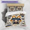 3pcs Duvet Cover Set (1*Duvet Cover + 2*Pillowcase, Without Core), Labubu Print Bedding Set, Bedroom Decor, All‑Season, Birthday Gift