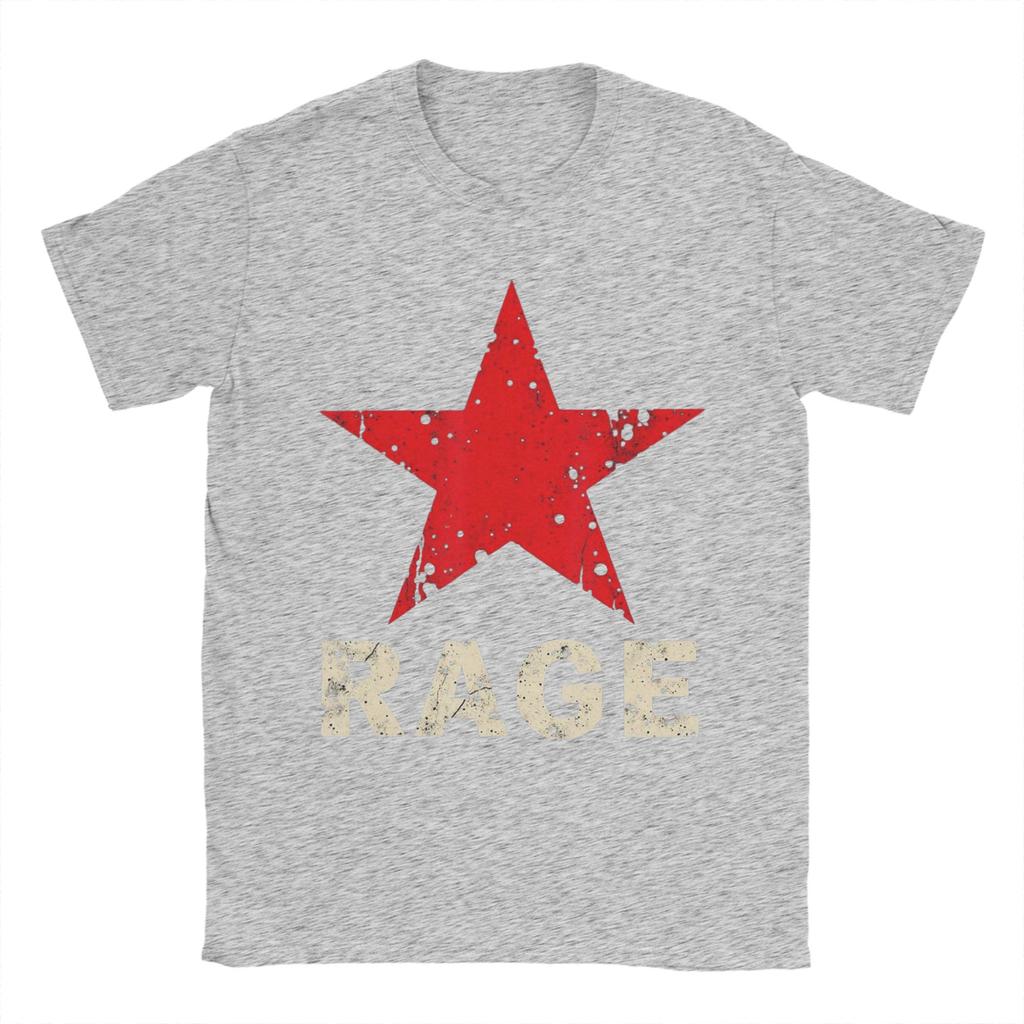 Rage Against the Machine Cotton T-Shirt For Adult Beach Y2K Retro T Shirts Breathable Trendy Cool Tees Oversized Casual Clothing