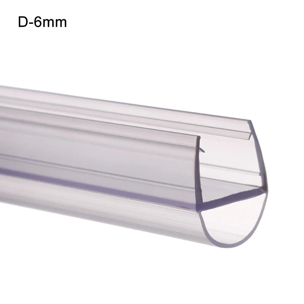 4mm/6mm/8mm/10mm/12mm PVC těsnicí lišty Koupelnové skleněné dveře Těsnění proti povětrnostním vlivům Těsnění oken Vodní zarážka Gumové Koupelnová zástěna Kování