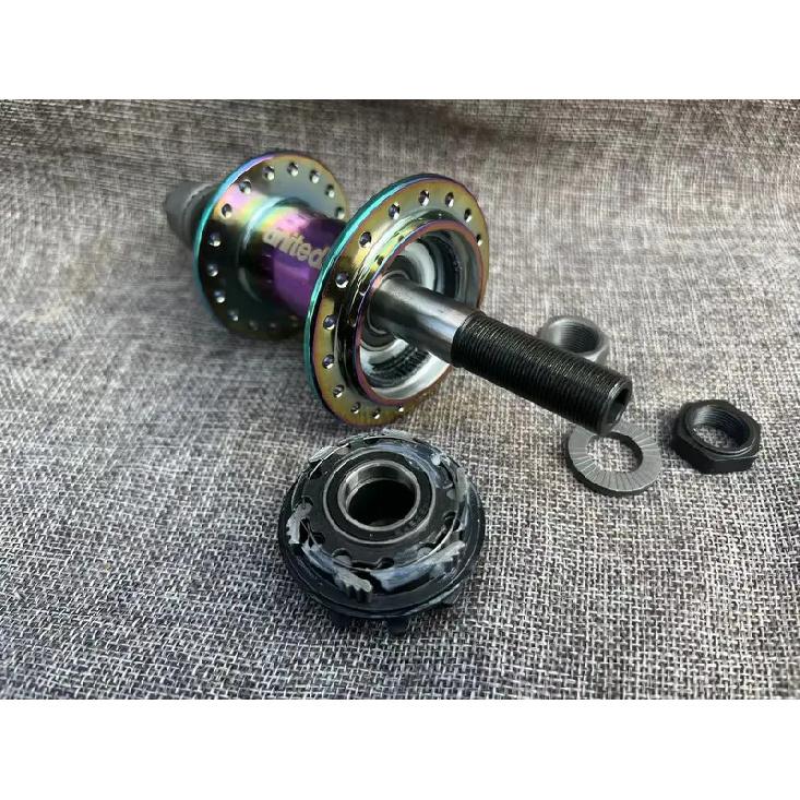 United BMX náboj LHD/RHD zapouzdřený náboj 6 západek 120 hlučný náboj 9T 14mm 36h BMX náboje velmi hladký