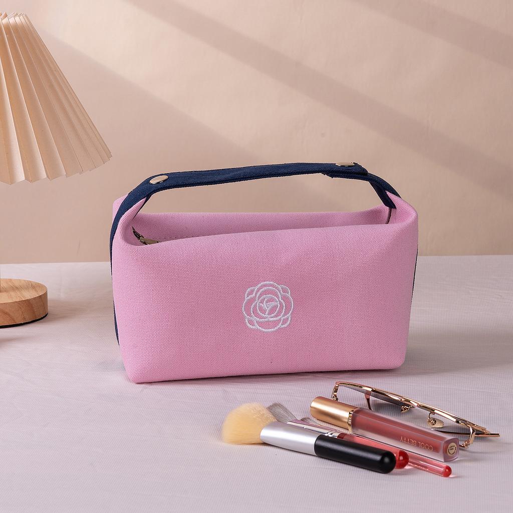 Travel Portable Camellia Portable Cosmetic Bag New Premium Cosmetics Lipstick Key Storage Bag