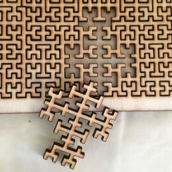 Creative Fun Fractal Tray Puzzles for Kids Fractal Tray Puzzle