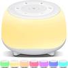 White Noise Sound Machine with 7 Colors Night Light 34 Soothing Sounds, Portable Sound Machine for Baby Adults Kids Sleep with 30 Volume Levels 4