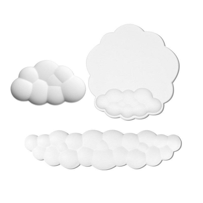 Bequeme Memory-Foam Handgelenkauflage Mauspad mit rutschfester PU-Oberfläche für Desktop-Büro