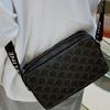 Celine Triomphe Monogram Reißverschluss Kamera Tasche Herren Umhängetasche Schwarz 197202DND-38OS