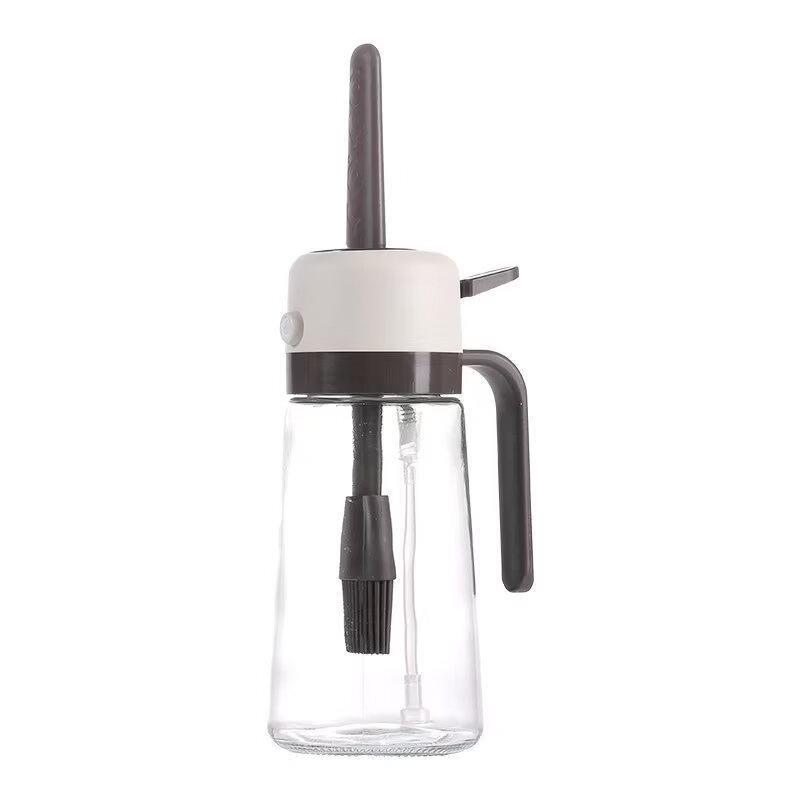 UOSU Spray & Brush Oil Dispenser with Silicone Brush