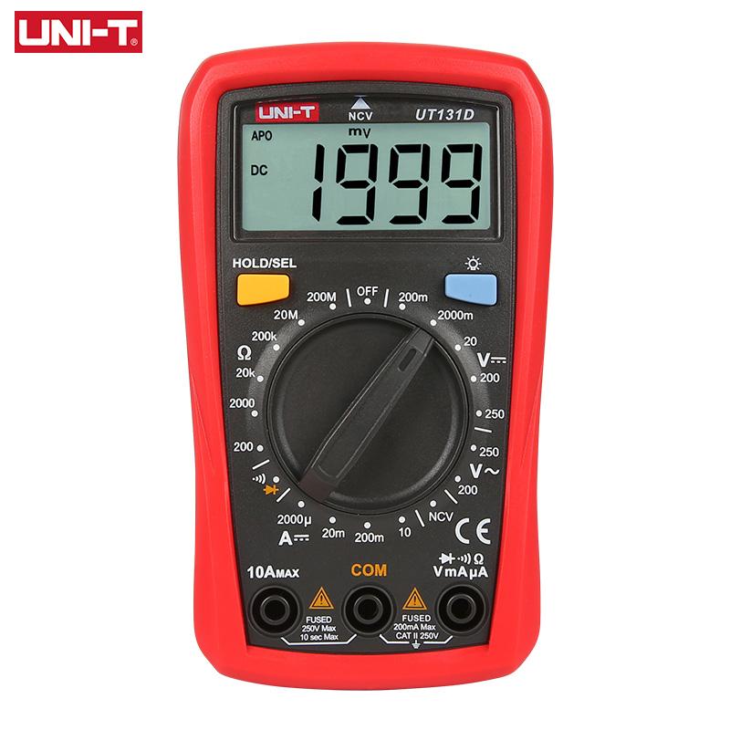 UNI-T Taschenmultimeter UT131 Serie Digitales Amperemeter Voltmeter Widerstandsprüfer Multimeter Diodentest