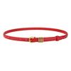 New 2026 Women Belt Fashion Skinny Thin Belts with Metal Buckle Ladies Vintage Waistband for Dress Jeans