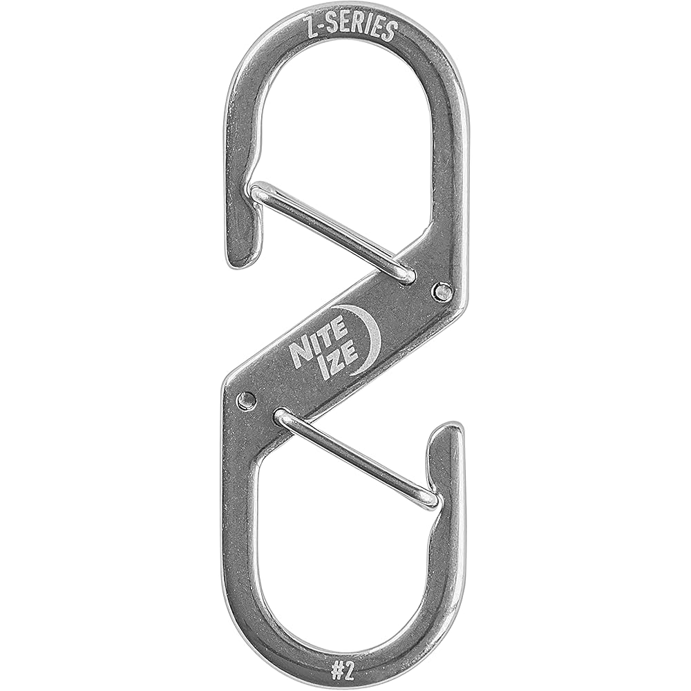 Nite Ize Z Carabiner #2 Stainless Steel Silver 2.5 inch Generic Accessory