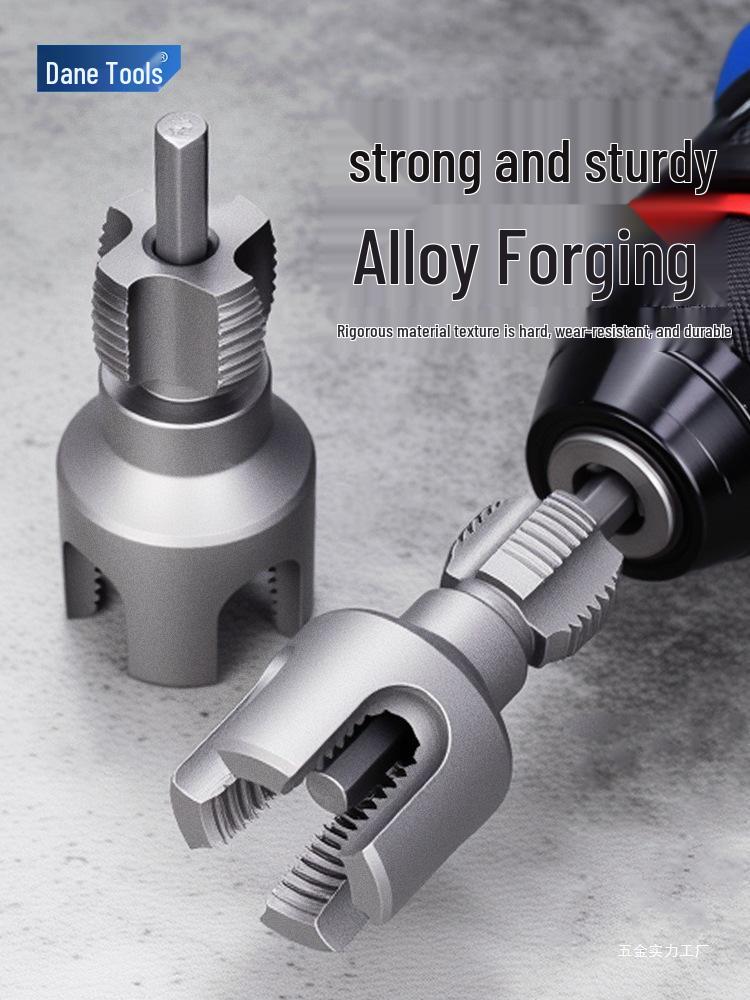 Dane Pipe Threader: Integrated Inner & Outer PPR Hot Melt Pipe Tapping Set (1/2'' & 3/4'')