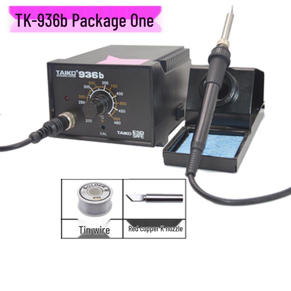 936 Adjustable Constant Temperature 60W Soldering Iron Set - Industrial Grade Soldering Station for Welding Repair