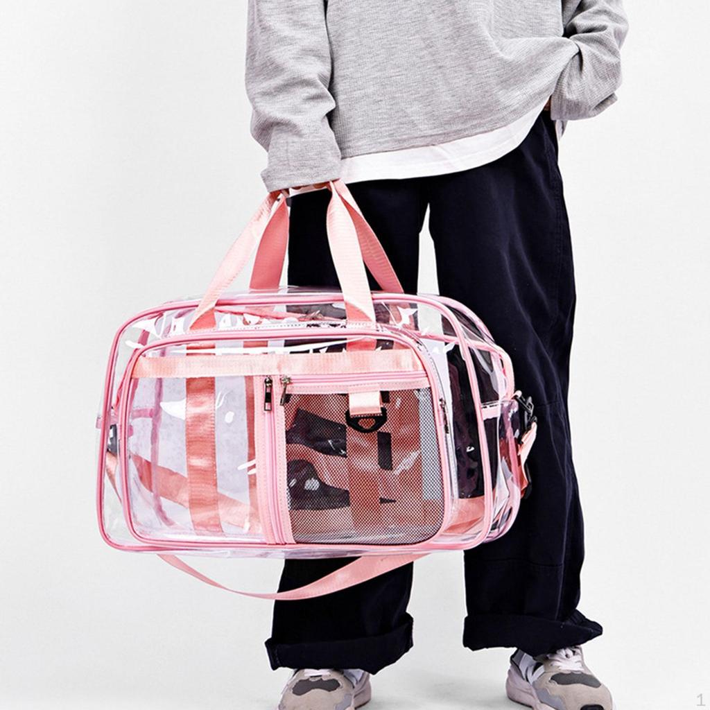 Clear Tote Bag Casual Trendy Women's Shoulder for Music Festival Concert