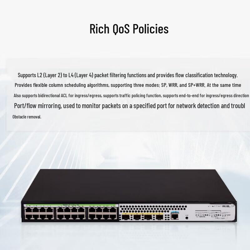 H3C US528S-X-HP Layer 3 Managed Ethernet Switch