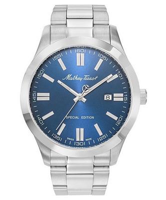 Mathy I Jumbo Special Edition Stainless Steel Blue Dial Quartz H455ABU Men's Watch