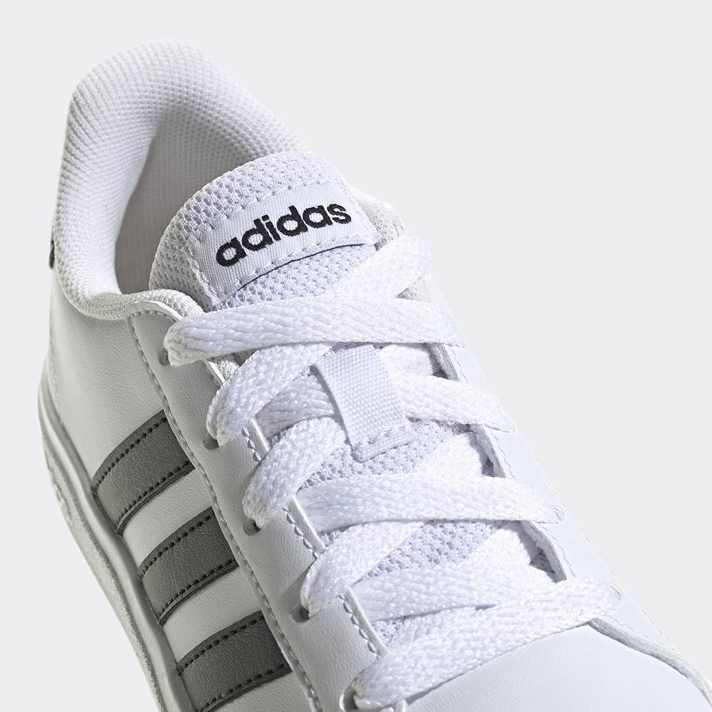Adidas Kids Grand Court 2.0 Sneakers White/Core Black 17-22.5cm Footwear 20.5cm