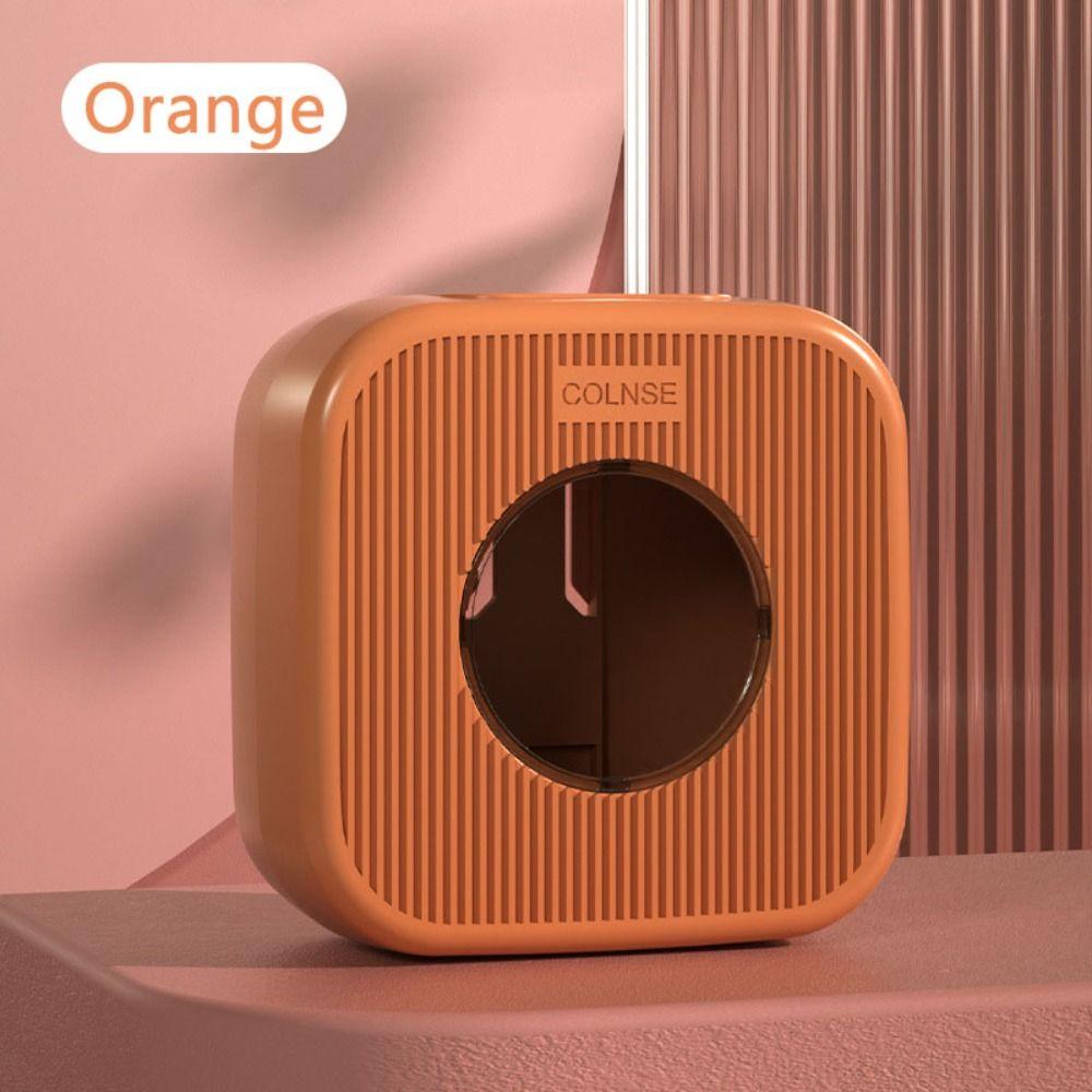 

Хранение свежести Кухонный органайзер Экстрактор пищевой пленки Коробка для хранения пластиковой пленки Настенное хранение оранжевый