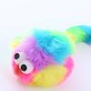 5PCS/Set Cloth Funny Mouse Shape Cat Toy Filled Catmint Cat Toy for Pet Exercise Rainbow Color Cats Running Training Toy