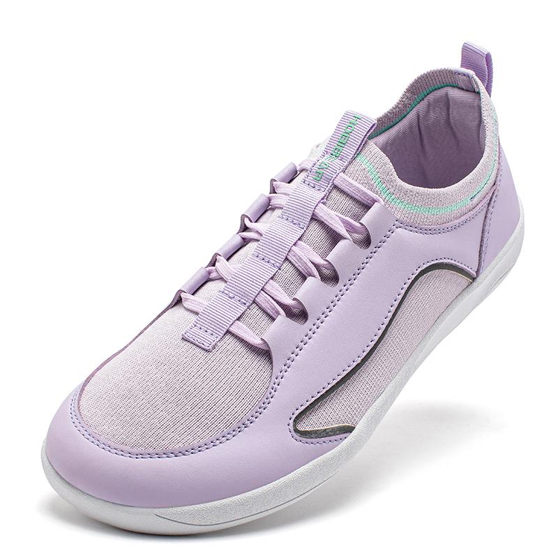 

Широконосые кроссовки босиком Унисекс Сетчатые кроссовки из искусственной кожи Слипоны Минималистичные повседневные кроссовки для ходьбы 37 фиолетовый